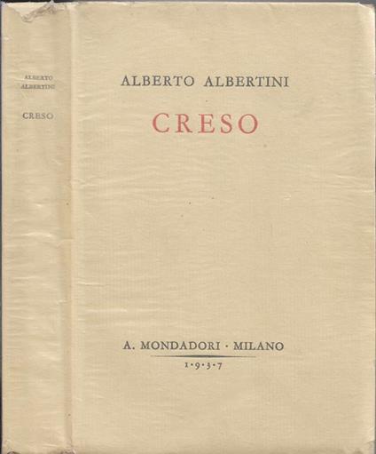 Creso - Alberto Albertini - copertina