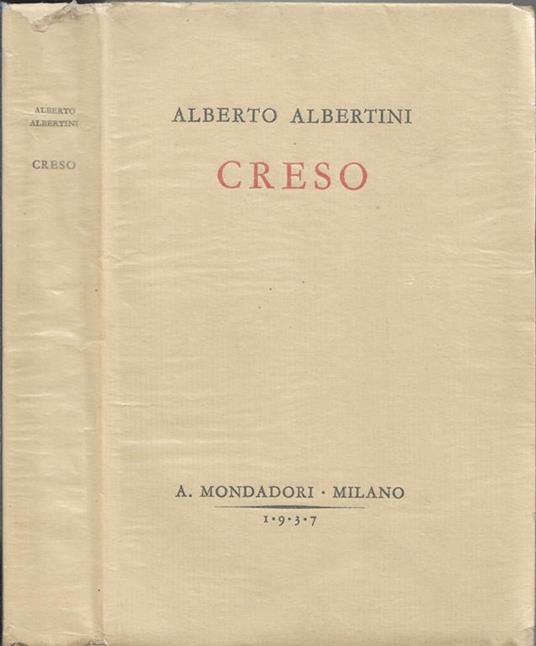Creso - Alberto Albertini - copertina