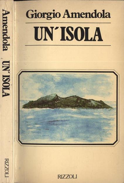 Un' isola - Giorgio Amendola - copertina