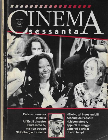 Cinemasessanta N° 4 anno XXXV - Mino Argentieri - copertina