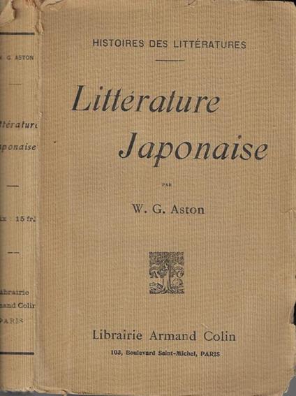 Littérature Japonaise - W. G. Aston - copertina