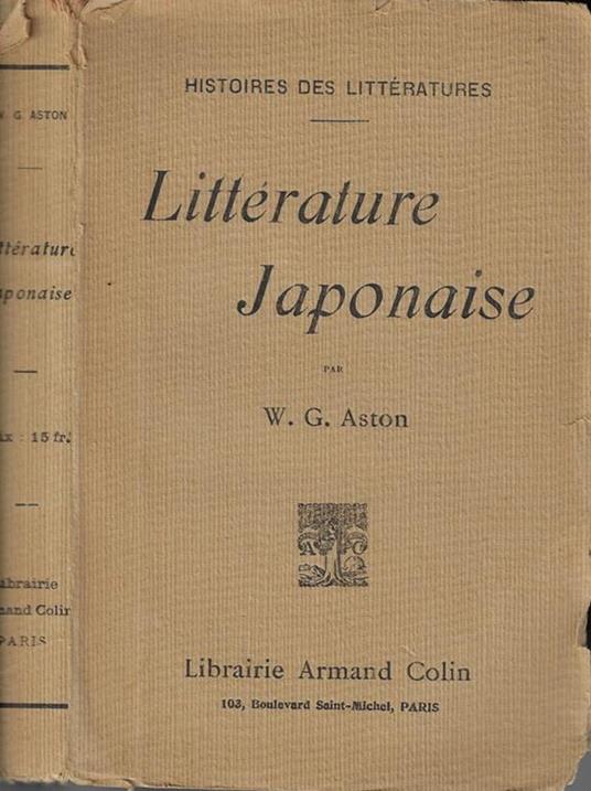 Littérature Japonaise - W. G. Aston - copertina