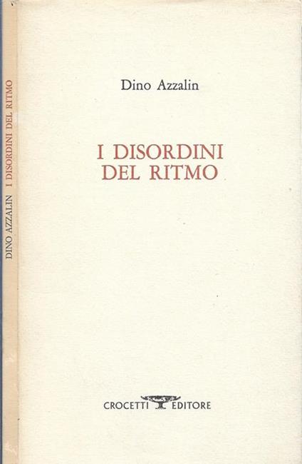 I disordini del ritmo - Dino Azzalin - copertina