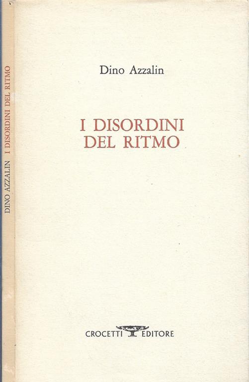 I disordini del ritmo - Dino Azzalin - copertina