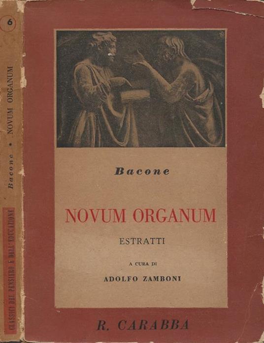 Novum Organum - Francesco Bacone - copertina