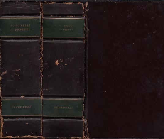 I sonetti - Giuseppe Gioachino Belli - copertina