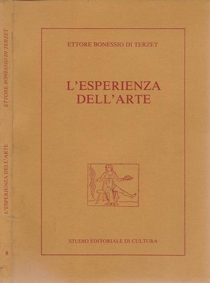 L' esperienza dell'arte - Ettore Bonessio di Terzet - copertina