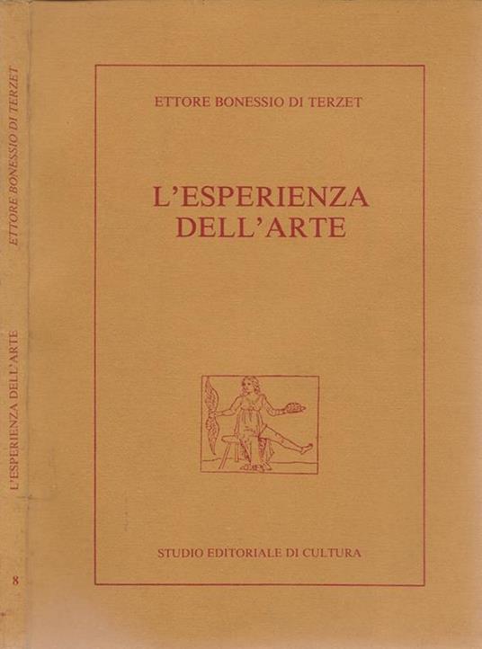 L' esperienza dell'arte - Ettore Bonessio di Terzet - copertina