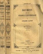 Documenti per la storia universale. Vol.unico parte I, II