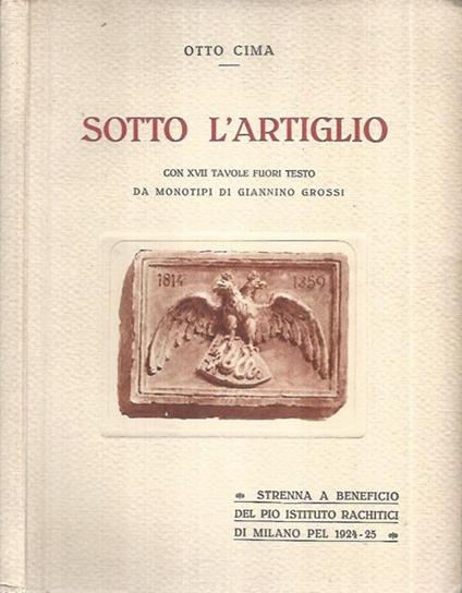Sotto l'Artiglio - Otto Cima - copertina