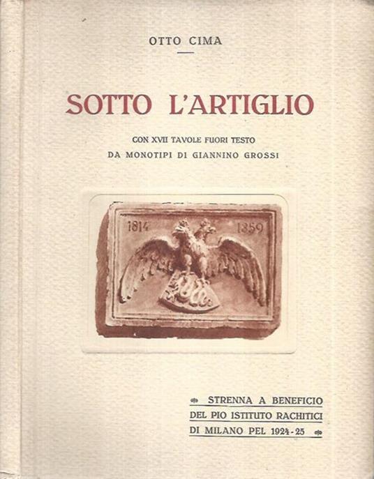 Sotto l'Artiglio - Otto Cima - copertina