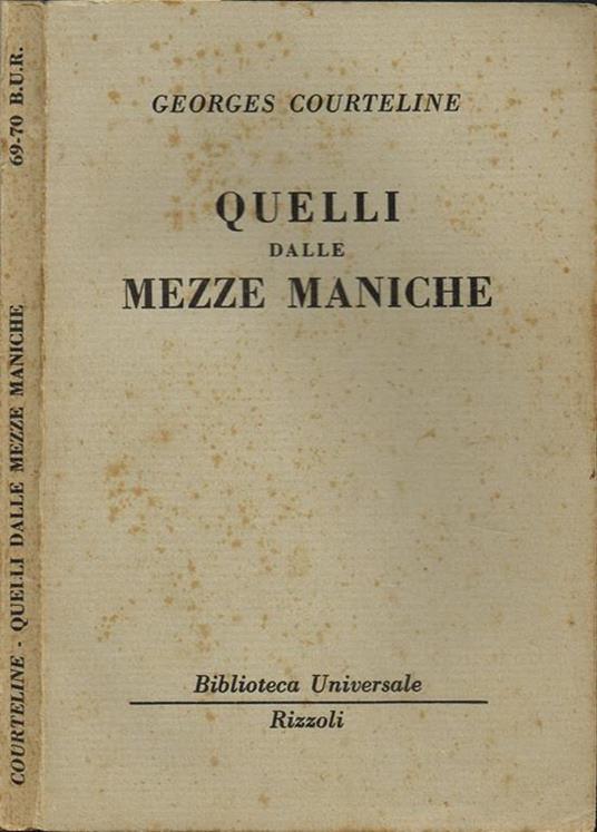Quelli dalle mezze maniche - Georges Courteline - copertina