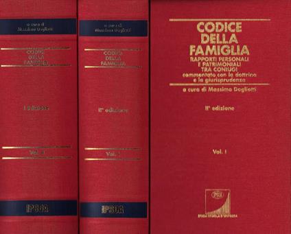 Codice della famiglia. Rapporti personali e patrimoniali tra coniugi - Massimo Dogliotti - copertina
