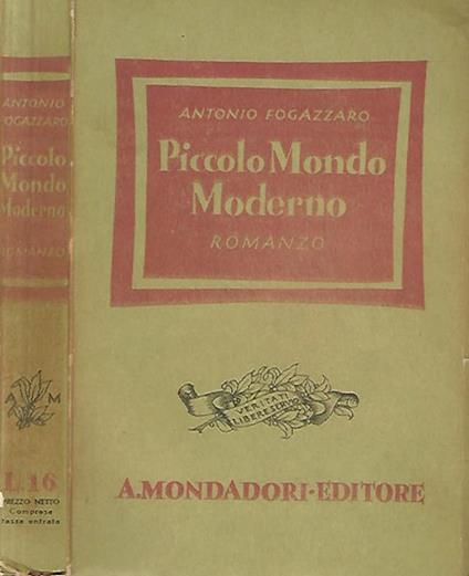 Piccolo Mondo Moderno - Antonio Fogazzaro - copertina