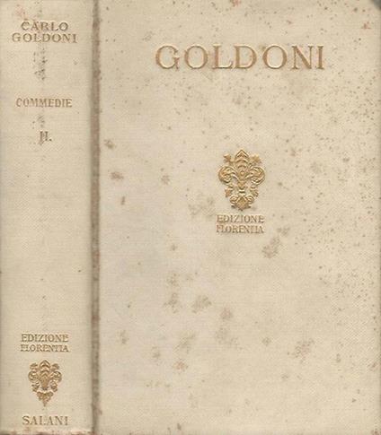 Commedie, volume secondo - Carlo Goldoni - copertina