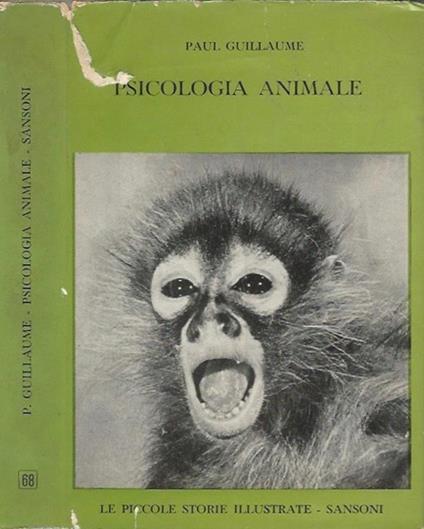 Psicologia animale - Paul Guillaume - copertina