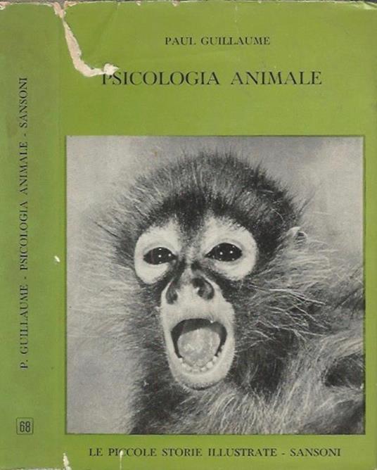 Psicologia animale - Paul Guillaume - copertina