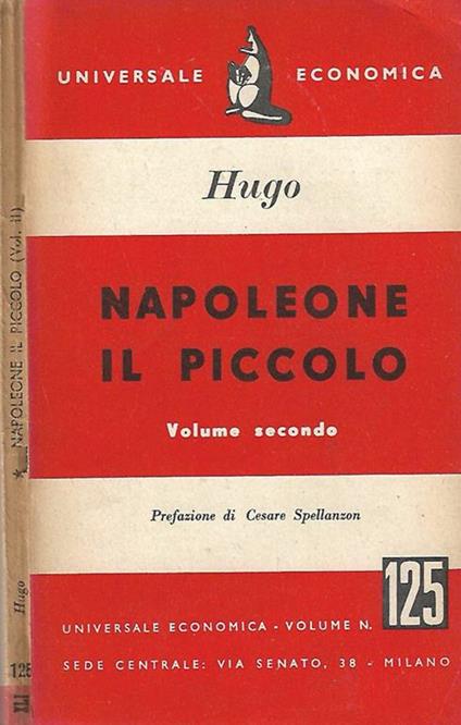 Napoleone Il Piccolo – Volume secondo - Victor Hugo - copertina