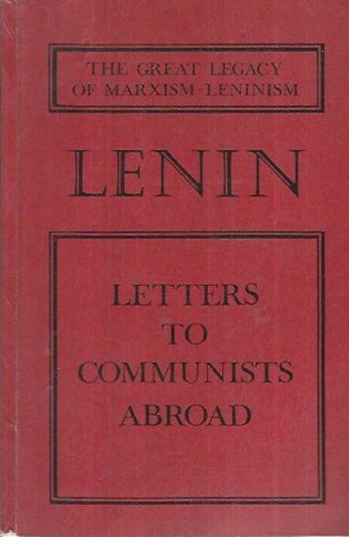 Letters to Communists abroad - Lenin - copertina