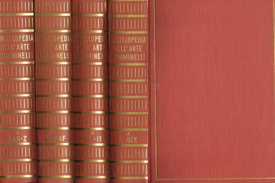 Enciclopedia dell'arte Tumminelli 4voll - Alessandro Niccoli - copertina