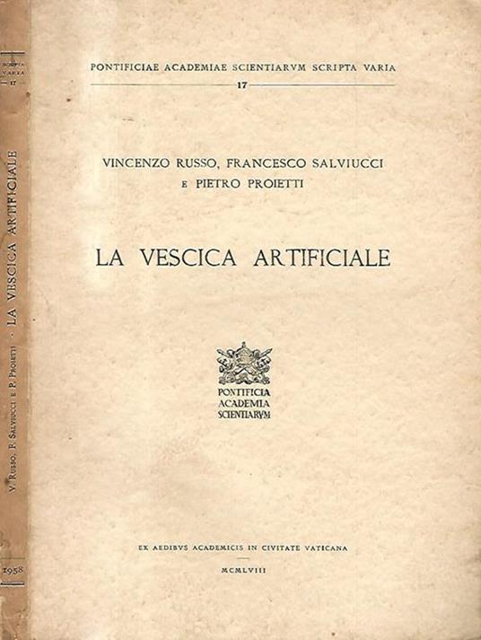 LA VESCICA ARTIFICIALE - Vincenzo Russo - copertina