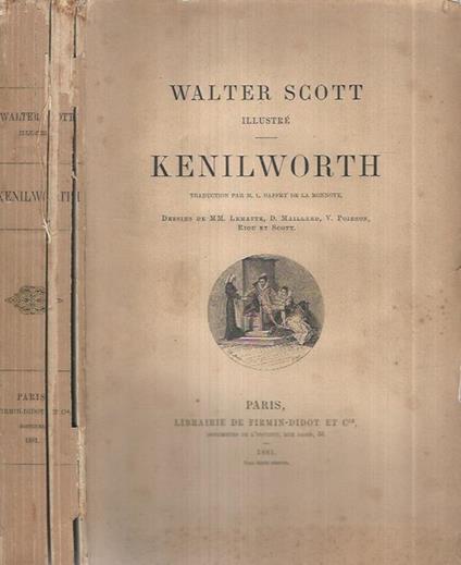 Kenilworth - Walter Scott - copertina