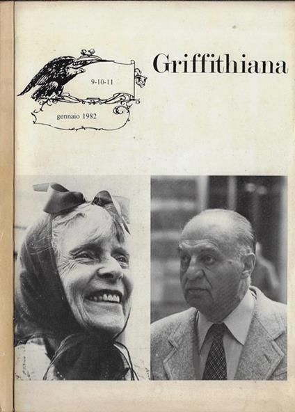 Griffithiana N. 9-10-11 anno V gennaio 1982 - Davide Turconi - copertina