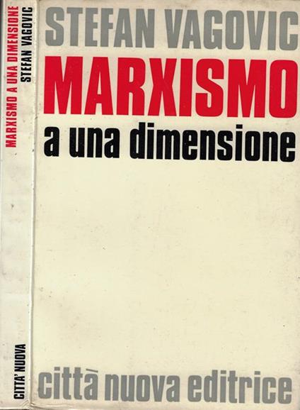 Marxismo a una dimensione - Stefan Vagovic - copertina