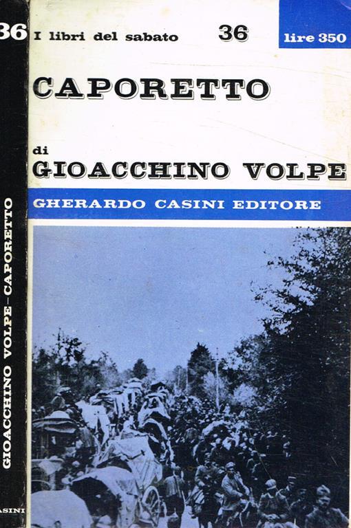 Caporetto - Gioacchino Volpe - copertina
