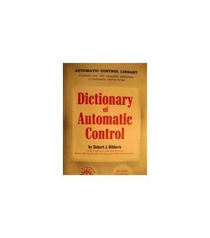 Dictionary of Automatic Control - copertina
