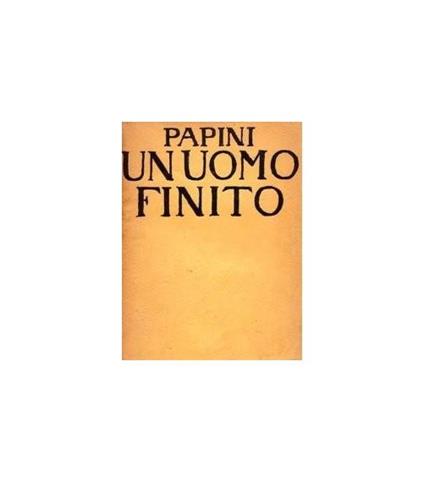 Un uomo finito - copertina