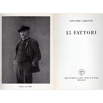15 Fattori - copertina