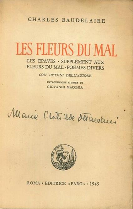 Les fleurs du mal - Charles Baudelaire - copertina