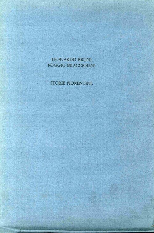 Storie fiorentine - Leonardo Bruni - copertina