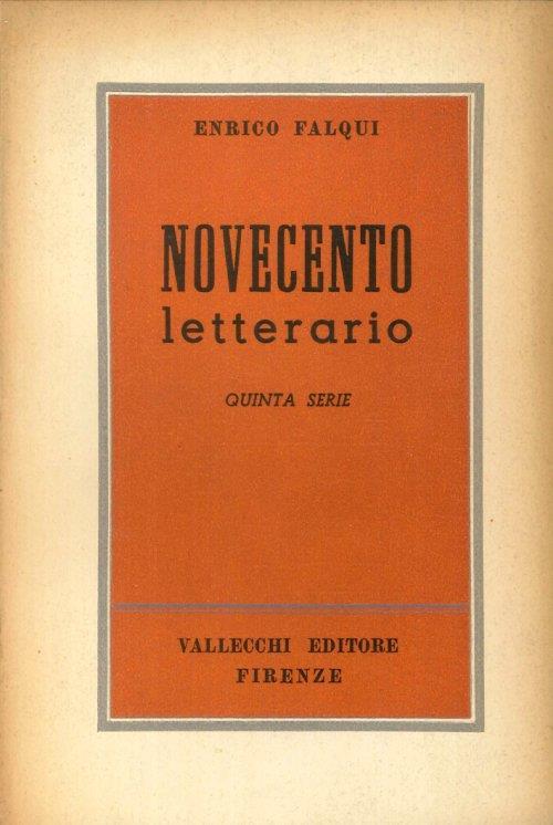 Novecento letterario. Quinta serie - Enrico Falqui - copertina