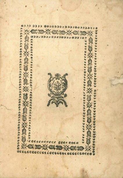 Le Anacreontiche - Jacopo Vittorelli - copertina