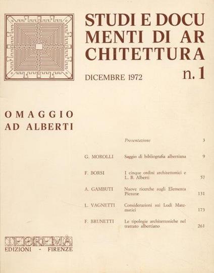 Omaggio ad Alberti - copertina