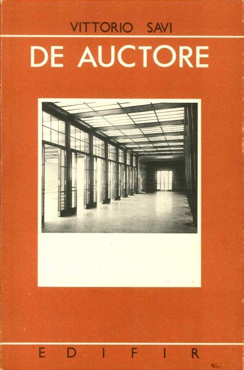 De Auctore - Vittorio Savi - copertina