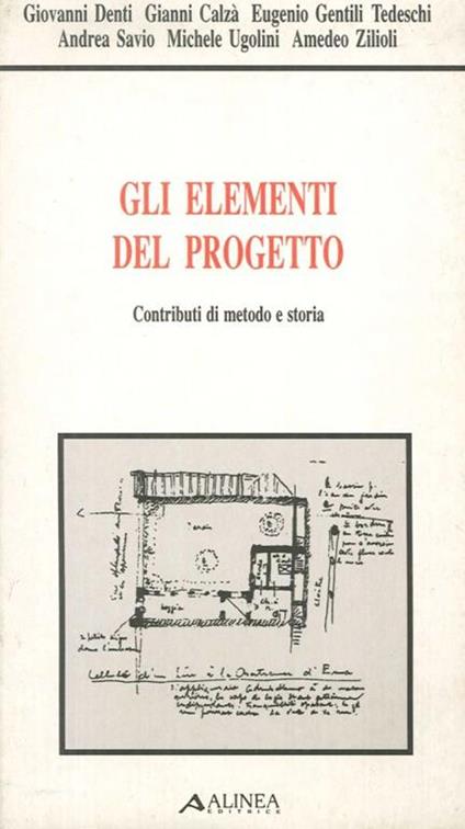 Elementi del progetto. Contributi di metodo e storia - copertina