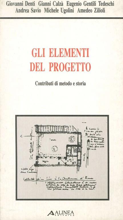 Elementi del progetto. Contributi di metodo e storia - copertina