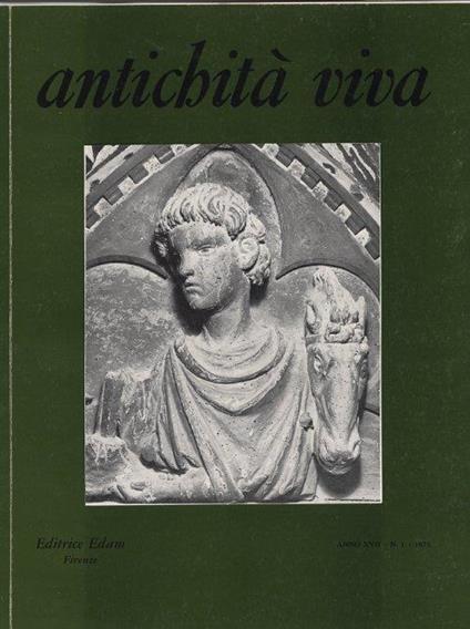 Antichità viva. 1/1978 - copertina