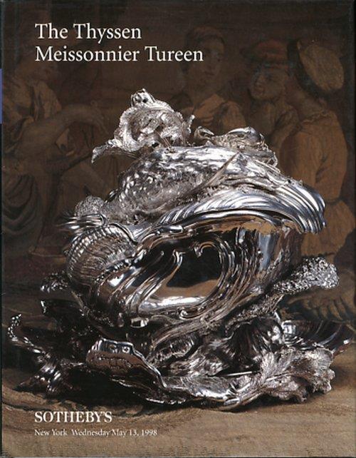 The Thyssen Meissonnier Silver Tureen made for the 2nd Duke of Kingstone. Property of a Thyssen-Bornemisza de Kaszon. Family Trust - copertina