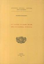 Le tavole in rame incise dell'Accademia Etrusca