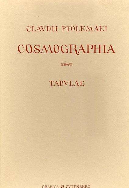 Claudii Ptolemaei. Cosmographia. Tabulae - copertina