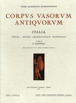 Corpus Vasorum Antiquorum. Chiusi, Museo Archeologico Nazionale. 1