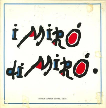 I Mirò di Mirò - copertina