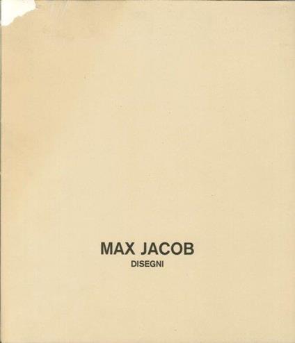 Max Jacob. Disegni - copertina