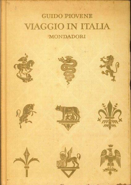 Viaggio in Italia - Guido Piovene - copertina