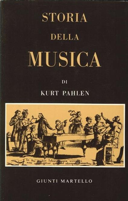 Storia delle Musica - Kurt Pahlen - copertina