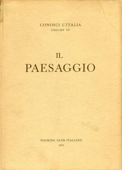 Il paesaggio - copertina